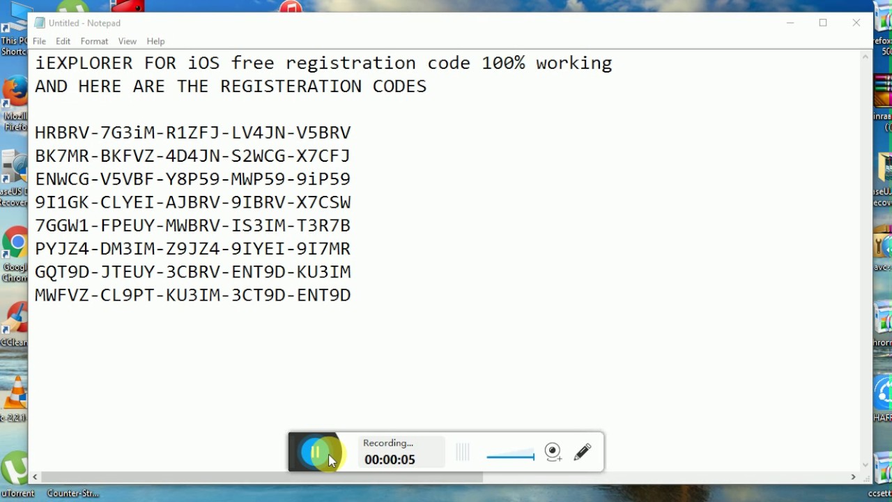 free iexplorer registration code 2014
